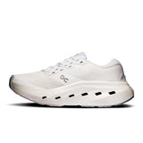 Women's On Cloudrunner 3 Max road running shoes in black with white accents, featuring cushioned soles and breathable mesh uppers.