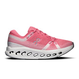 Women's On Cloudsurfer 2 road running shoes in grey with breathable mesh and cushioned sole for comfort and performance.