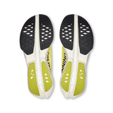Women's On Cloudboom Strike road running shoes with breathable mesh upper and responsive cushioning.