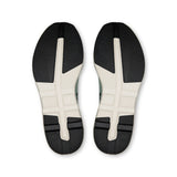 On Cloudzone men's active life shoe in black with white soles, showcasing the lightweight design and breathable upper material.