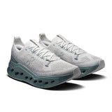 On Cloudsurfer Max men's road running shoe with breathable mesh upper and cushioned sole, designed for comfort and performance.