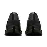 Men's On Cloudswift 4 road running shoes in black and gray with cushioned midsoles and breathable mesh uppers.