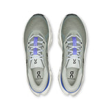 Men's On Cloudrunner 3 road running shoes in black and gray with cushioned soles and breathable mesh upper.