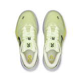 On THE ROGER Pro 3 women's tennis shoes with sleek design and breathable material, ideal for court performance and comfort.