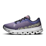 Women's On Cloudflow 5 road running shoes with breathable upper and cushioned sole, designed for comfort and performance.