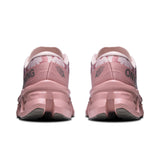 Women's On Cloudmonster 3 FP Movement road running shoes with breathable mesh upper and cushioned sole for comfort and performance.