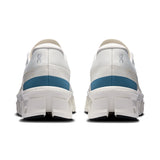 Men's On Cloudmonster 2 road running shoes in black and white, featuring cushioned soles and breathable mesh uppers.