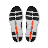 Men's On Cloudswift 4 road running shoes in black and gray with breathable mesh and cushioned sole for comfort and performance.