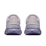 Women's On Cloud 6 active life sneakers in black and white with cloud-inspired design and breathable mesh upper.
