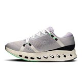 Women's On Cloudsurfer 2 road running shoes with breathable mesh and cushioned soles for comfortable running.