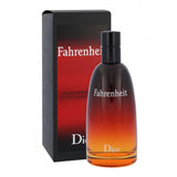 Christian Dior Fahrenheit men's after-shave lotion in 3.4 oz bottle, featuring a sleek fragrance design and branding.