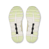 On Cloud 6 women's running shoes in gray and white, featuring cushioned soles and breathable mesh uppers for active lifestyle comfort.