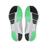 Men's On Cloudsurfer 2 road running shoes in black and white, featuring cushioned soles and breathable mesh uppers.