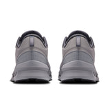 Men's On Cloudzone Moon active life shoes in black and white with cushioned soles and breathable mesh upper.