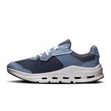 Men's On Cloudnova Rift active life sneakers in black with cloud-inspired design and cushioned soles, suitable for athletic and casual wear.