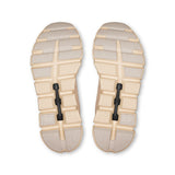 Women's On Cloud 6 running shoes in gray and white with cushioned soles, designed for active lifestyle and comfort