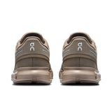 Women's On Cloud 6 running shoes in gray and white, with breathable mesh upper and cushioned sole for active life activities.