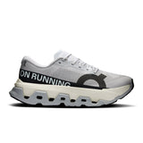 Men's On Cloudmonster 3 Hyper road running shoes with breathable mesh upper and cushioned soles for comfortable running.