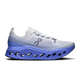 On Cloudsurfer Max men's road running shoes with breathable mesh and cushioned sole, designed for comfort and performance.