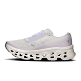 On Cloudmonster 3 women's road running shoes with cushioned soles and breathable mesh uppers, designed for comfort and performance.