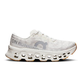 On Cloudmonster 3 FP Movement women's road running shoes with breathable mesh upper and cushioned sole.