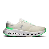 Men's On Cloudrunner 3 road running shoes in black with white accents, featuring lightweight design and cushioned soles.