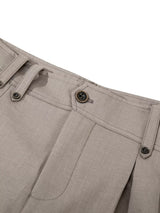 Men's high-waisted wide-leg pleated casual pants from Trendsi, shown in a relaxed fit with a comfortable, stylish silhouette.