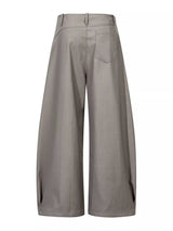 Men's high-waisted wide-leg pleated casual pants from Trendsi, shown in a relaxed fit with front pleats and a comfortable waistband.