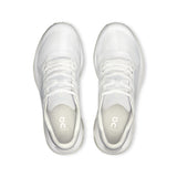 On Cloudzone women's active life shoes in black and white, showcasing the lightweight design and cushioned sole for active wear.