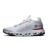 Men's On Cloudnova 2 active lifestyle sneakers, showing sleek design and breathable upper in a dynamic pose.