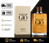 Giorgio Armani Acqua Di Giò Absolu Eau de Parfum for Men in 200ml bottle, featuring sleek design and masculine fragrance packaging