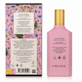 Gucci Flora Gorgeous Gardenia Eau de Parfum for Women 100ml bottle, showcasing the elegant fragrance packaging and floral design.