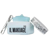 Bloomvera IL MAKIAGE Skin Hydrating Face Cream with applicator spatula, showing the creamy moisturizer and packaging.