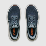 Women's Hoka Arahi 9 running shoes in varsity navy, B-width, featuring supportive design and breathable mesh upper.